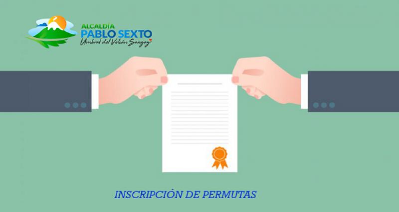 Inscripción de Permuta