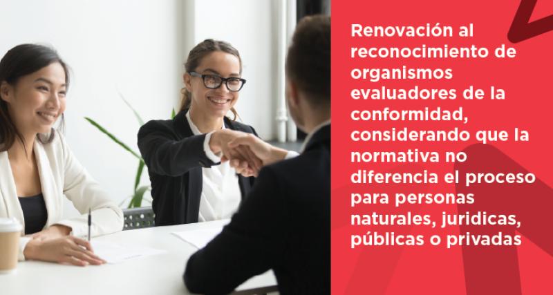 Renovación al reconocimiento