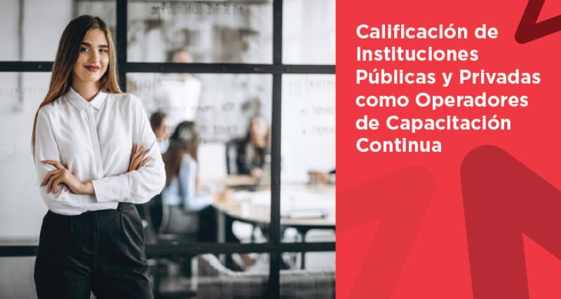 Calificación como Operador de Capacitación