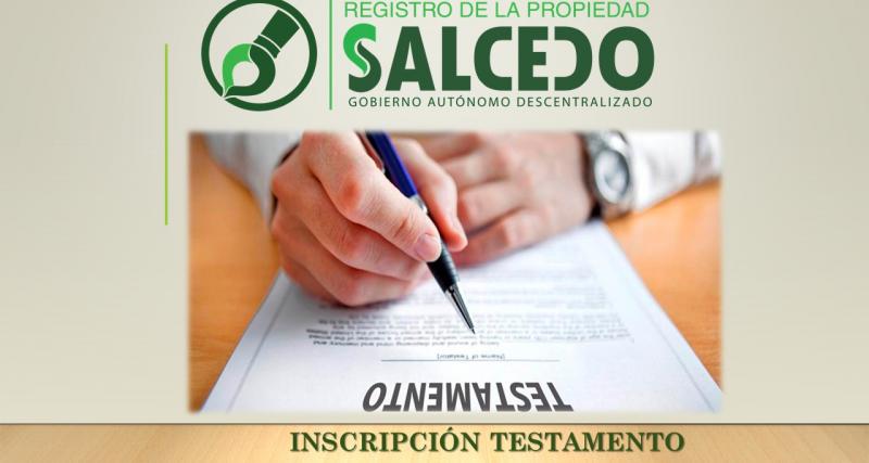 REGISTRO DE LA PROPIEDAD Y MERCANTIL GAD SALCEDO