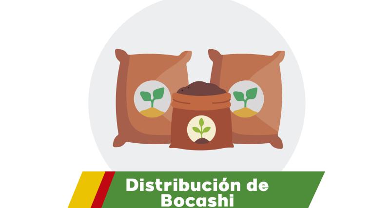 Distribución de Bocashi