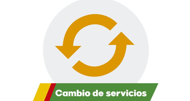 Cambio de servicios de operadores de transporte