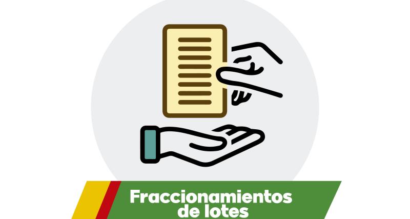 Fraccionamientos de lotes