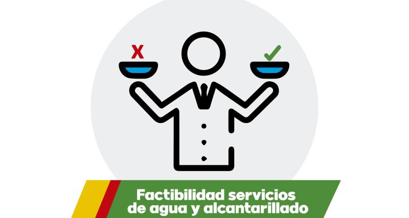 Factibilidad servicios de agua y alcantarillado