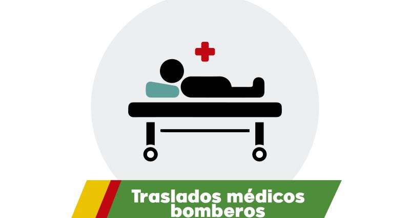 Traslado médico por parte del Cuerpo de Bomberos