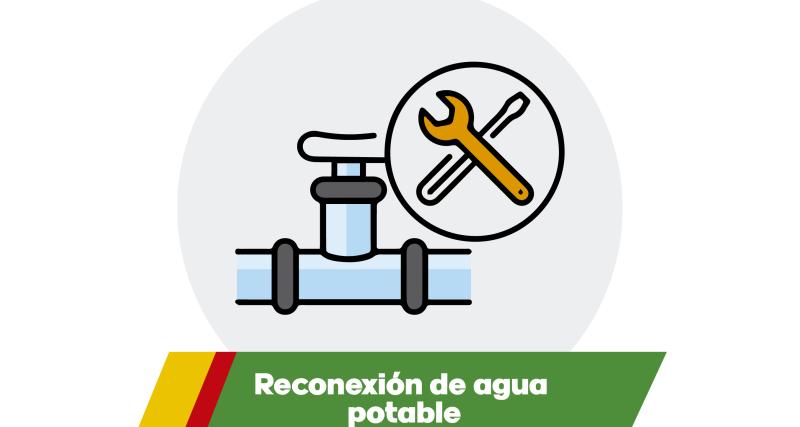 Reconexión de agua potable