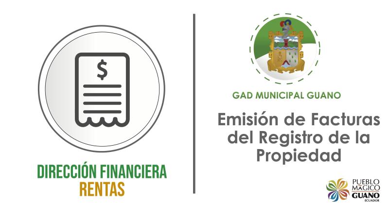 EMISION DE FACTURAS DEL REGISTRO DE LA PROPIEDAD