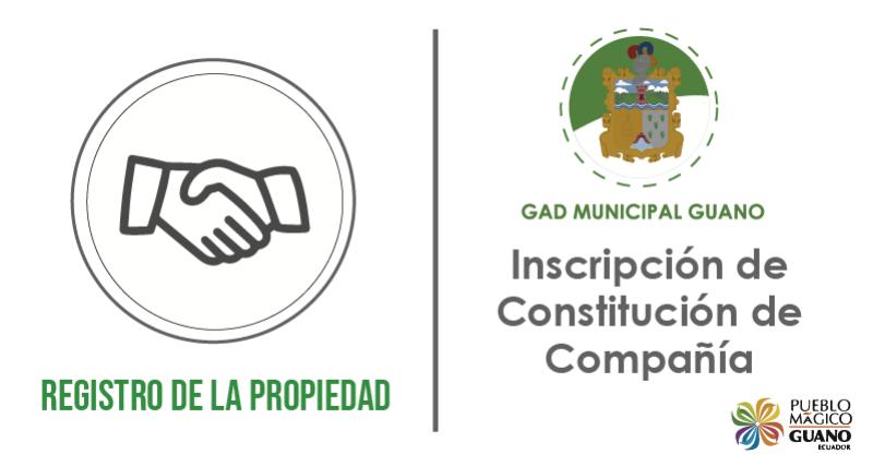 Inscripción de constitución de compañía