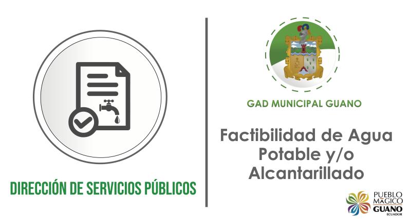 Factibilidad de agua y o alcantarillado