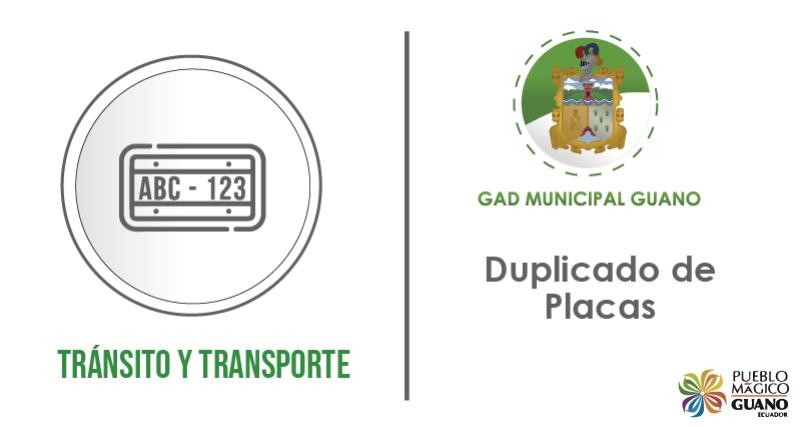 Duplicado de placas