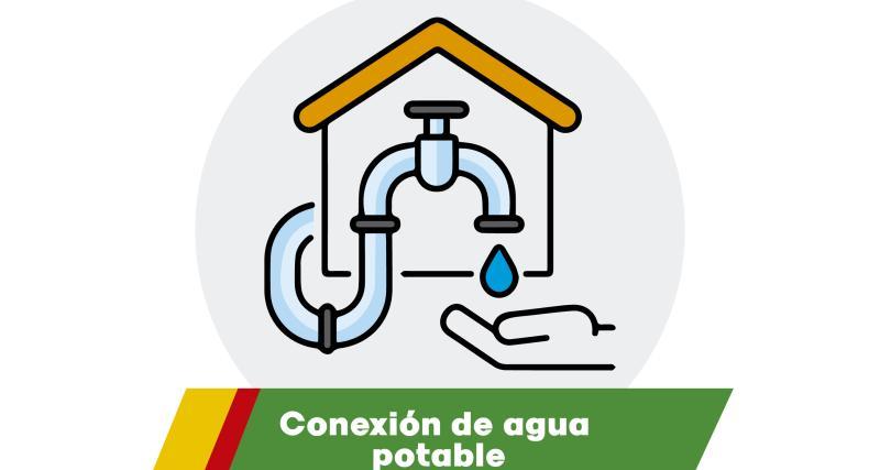 Conexión de agua potable
