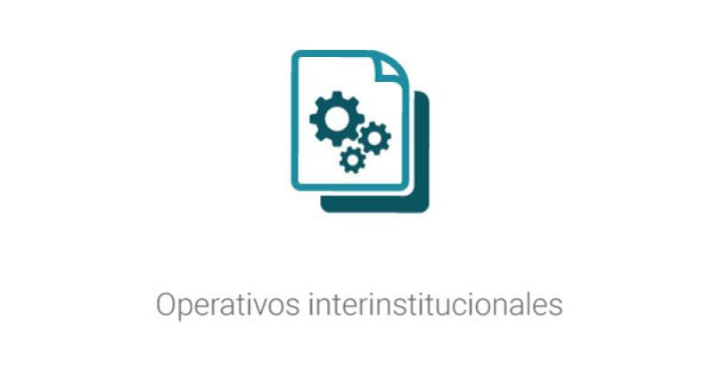 Operativos interinstitucionales