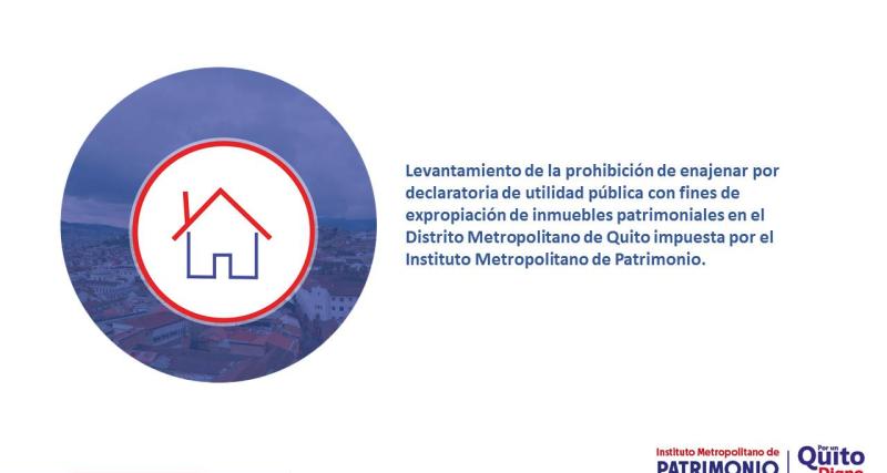 Levantamiento de la prohibición de enajenar por declaratoria de utilidad pública con fines de expropiación