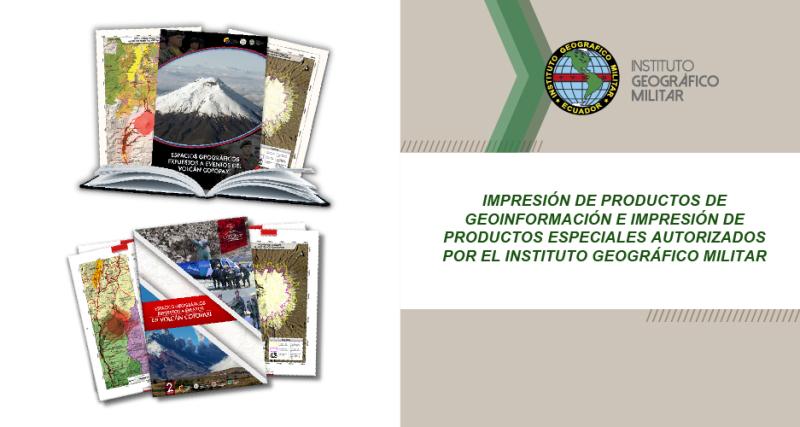 Impresión de productos de geoinformación