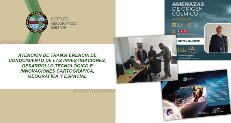 transferencia de conocimiento de las investigaciones, desarrollos tecnológicos e innovaciones 