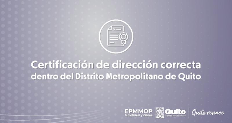 Certificación de Dirección Correcta