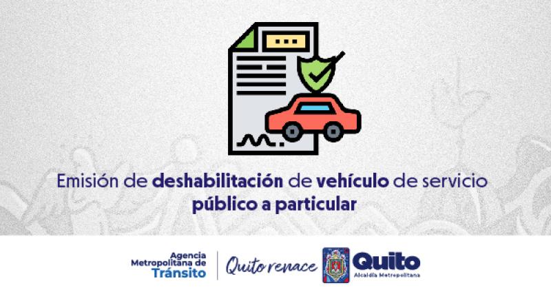 Emisión de deshabilitación