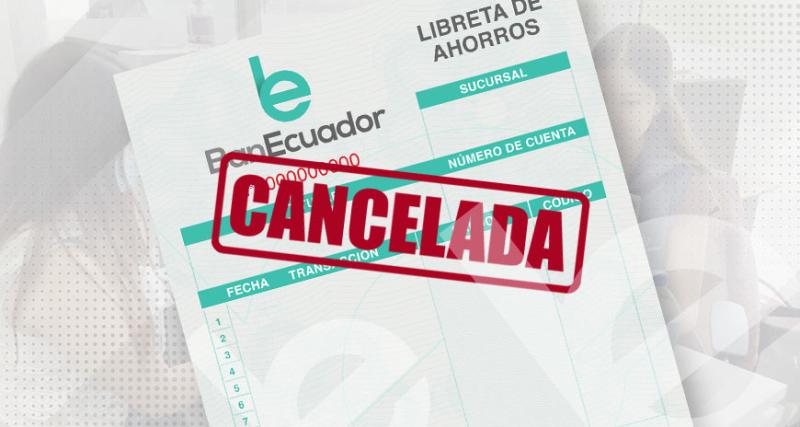 Cancelación de cuenta de ahorro