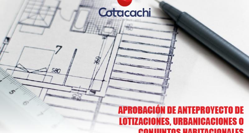 Aprobación de Anteproyecto de Lotizaciones