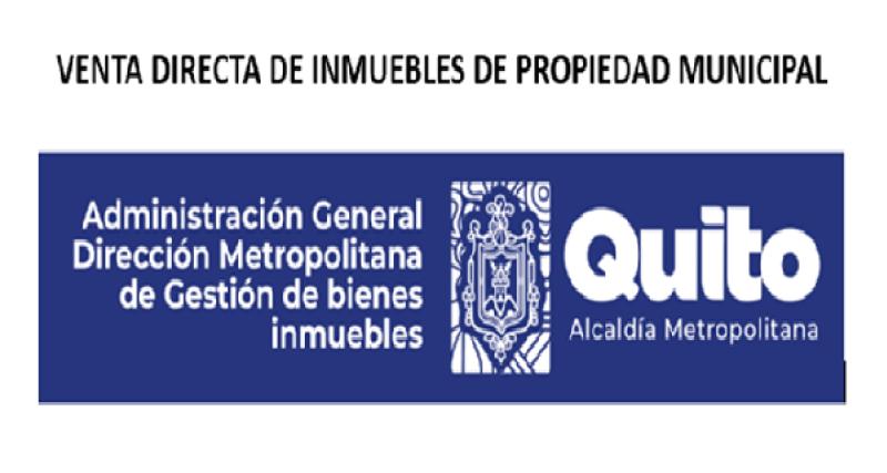 Venta Directa de inmuebles de propiedad municipal.