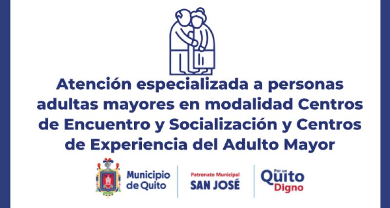 Atención especializada a personas adultas mayores