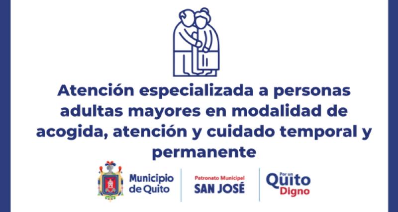 Atención especializada a personas adultas mayores en modalidad de acogida