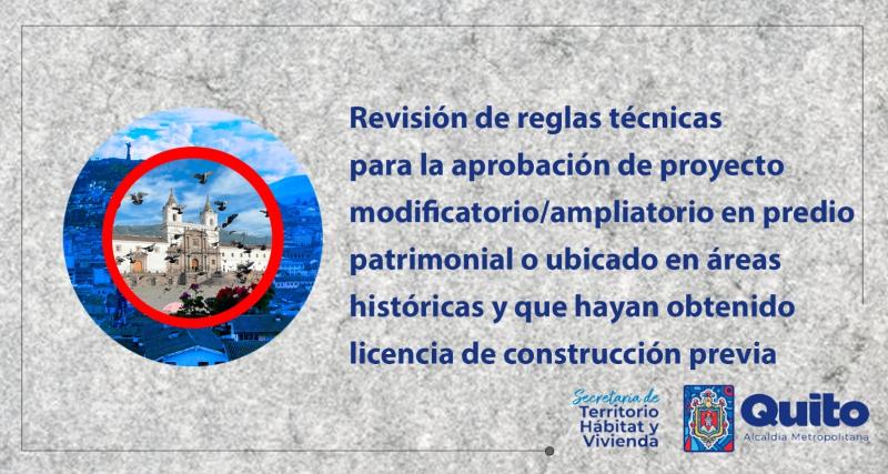 Proyecto modificatorio/ampliatorio