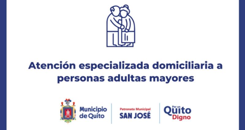 Atención especializada domiciliaria a personas adultas mayores