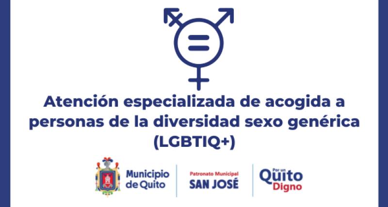 Atención especializada de acogida a personas de la diversidad sexo genérica