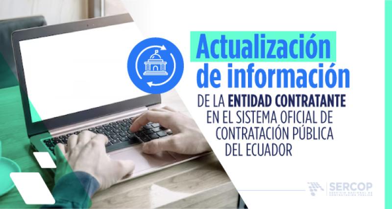 Actualización de información de entidad contratante