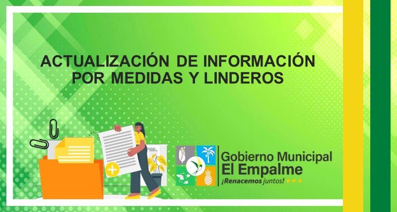 ACTUALIZACIÓN DE INFORMACIÓN POR MEDIDAS Y LINDEROS