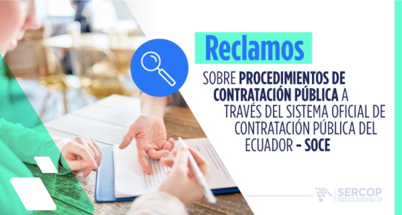 Reclamos procedimientos de contratación pública