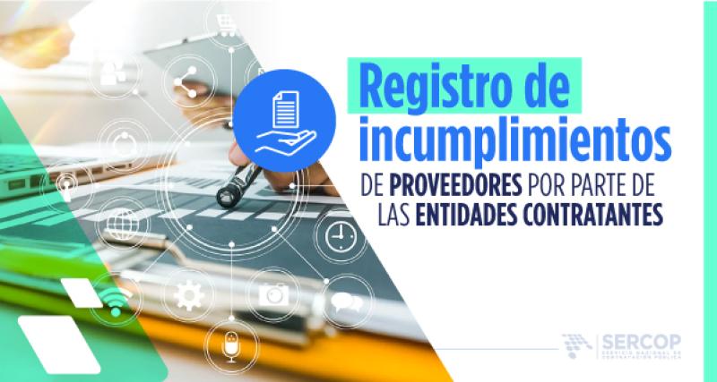 Registro de incumplimientos