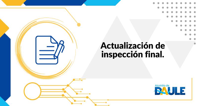 ACTUALIZACION DE INSPECCION FINAL