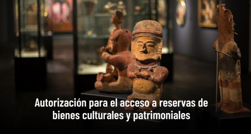 Autorización para el acceso a reservas de bienes culturales y patrimoniales