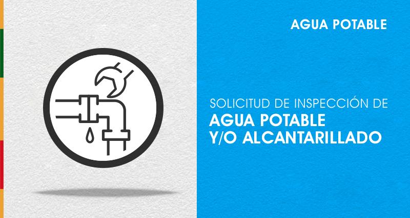 Inspección de agua potable y alcantarillado