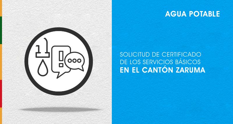 Certificado de servicios básicos