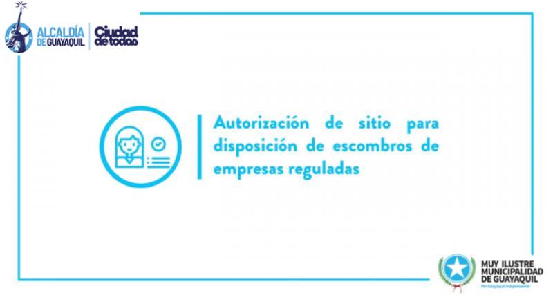 Autorización de sitio para disposición final de material de excavación no deseado
