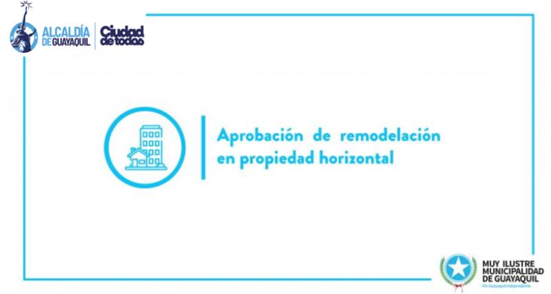 Aprobación de remodelación en propiedad horizontal