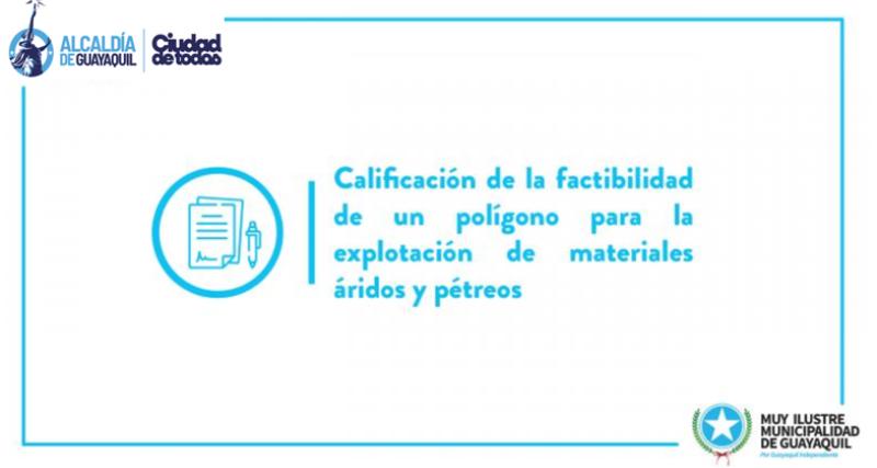 Factibilidad de un polígono para la explotación de materiales áridos y pétreos