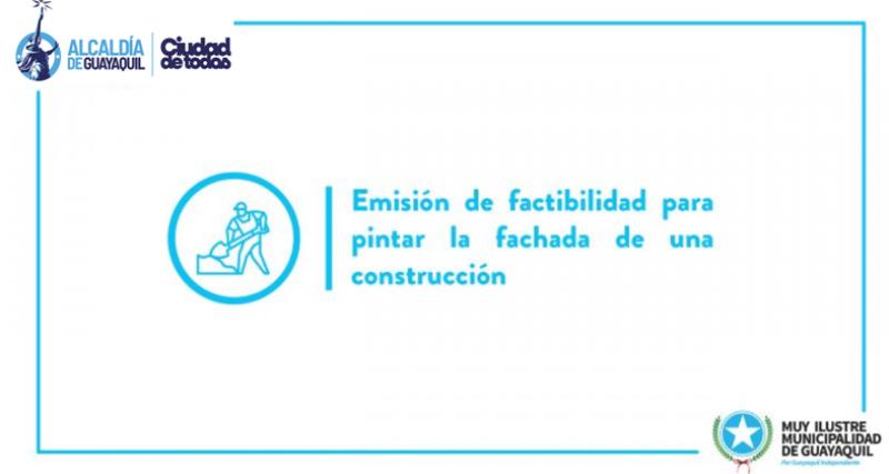Emisión de factibilidad para pintar la fachada de una construcción
