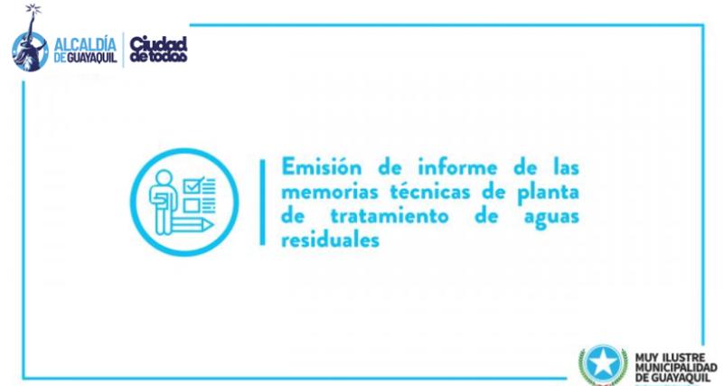 Emisión de informe de las memorias técnicas de planta de tratamiento de aguas residuales