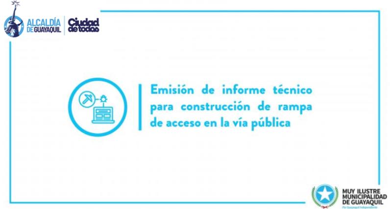 Emisión de informe técnico para construcción de rampa de acceso en la vía pública