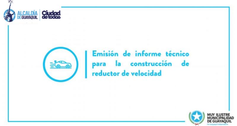 Emisión de informe técnico para la construcción de reductor de velocidad