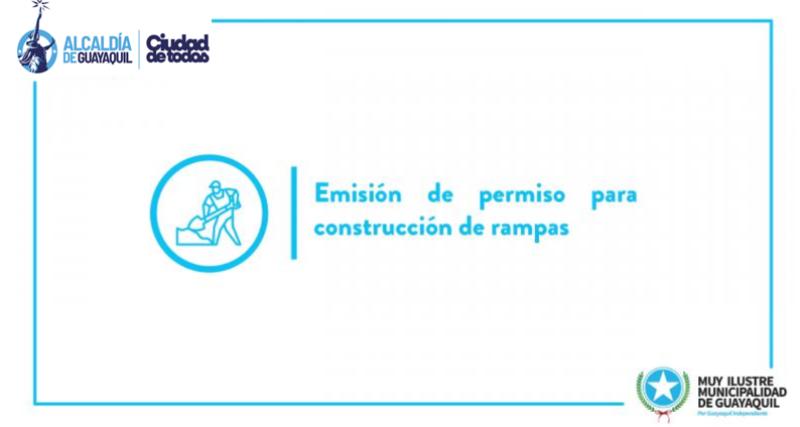 Emisión de permiso para construcción de rampas