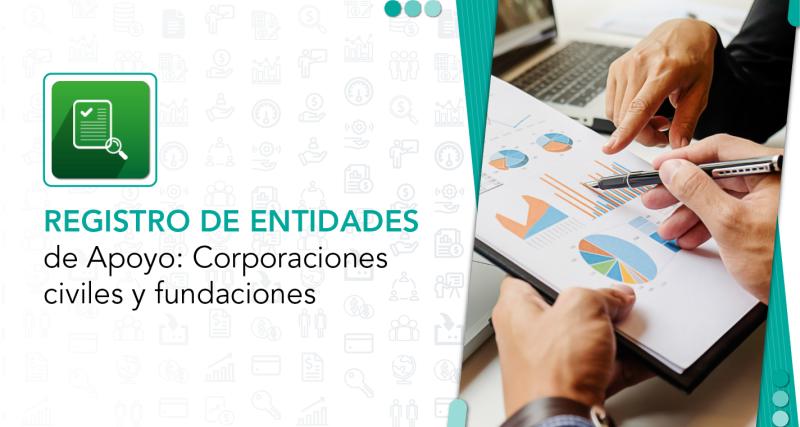 Registro de las Entidades de Apoyo: Corporaciones civiles y fundaciones