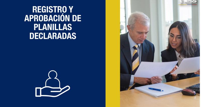 Registro y aprobación de planillas declaradas