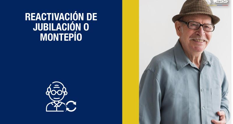 Reactivación de Jubilación o Montepío