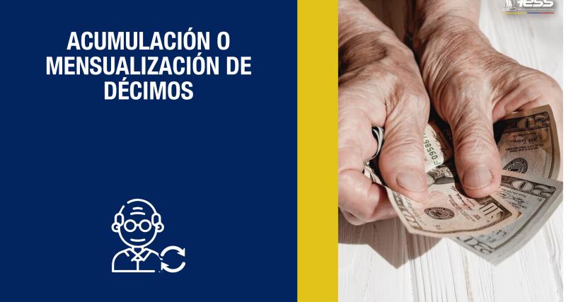 Acumulación o mensualización de décimos