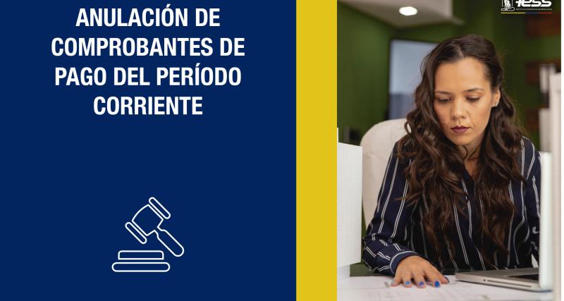 Anulación de comprobantes de pago del período corriente